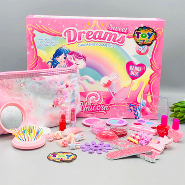 30Pcs Realistic Unicorn Makeup Set With Pouch